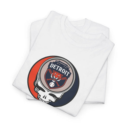Grateful Dead - Detroit Tigers Grateful Dead Steal Your Face T-Shirt - MLB - StealieShop